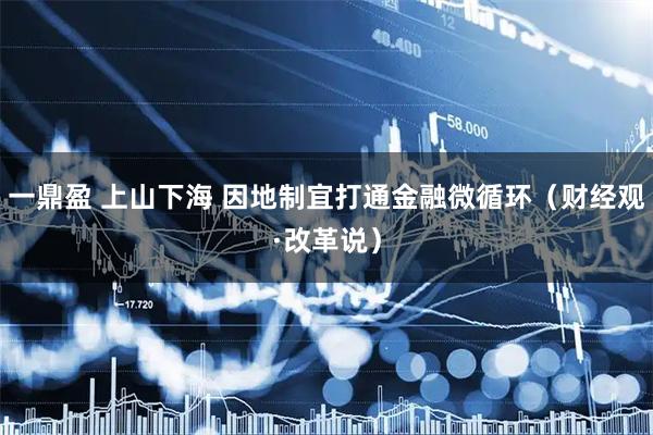 一鼎盈 上山下海 因地制宜打通金融微循环（财经观·改革说）