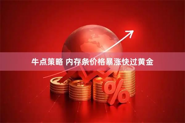 牛点策略 内存条价格暴涨快过黄金