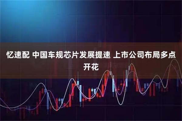 忆速配 中国车规芯片发展提速 上市公司布局多点开花